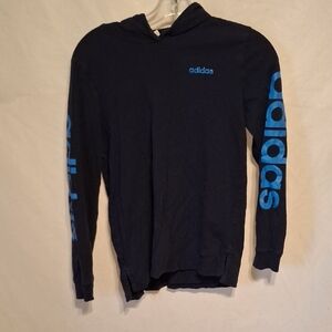Adidas Dark Blue Pullover Hoodie